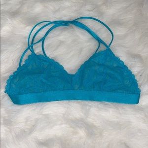 Victoria Secret Aqua lace bra size Medium